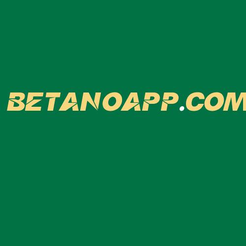 Logo da BETANOAPP